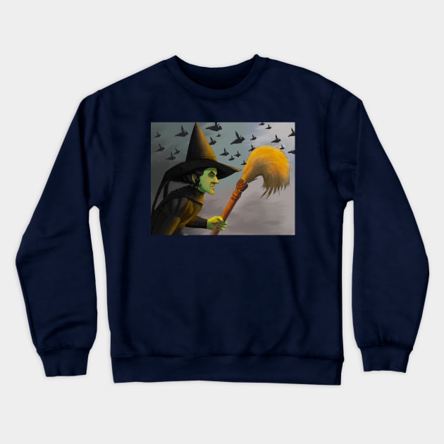 WICKED WITCH Crewneck Sweatshirt by CG Fan Art